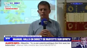 Mayotte: "Pas de risque épidémique" pour l'instant, assure Manuel Valls