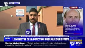 Guillaume Kasbarian (ministre de la Fonction publique): "Je soutiens l'objectif du Premier ministre qui est de faire plus pour le service public avec parfois moins de moyens"