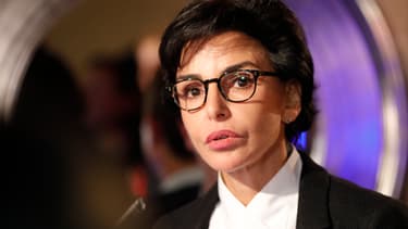 Rachida Dati lors de sa première réunion de campagne pour les municipales