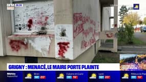 Le maire de Grigny porte plainte après des tags, insultes et menaces