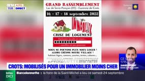 Hautes-Alpes: une manifestation à Crots contre la spéculation immobilière