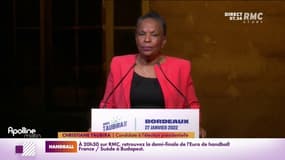 Présidentielle : premier meeting de campagne à Bordeaux pour Christiane Taubira