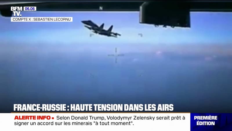 Un avion de chasse russe frôle un drone français, Sébastien Lecornu dénonce une 