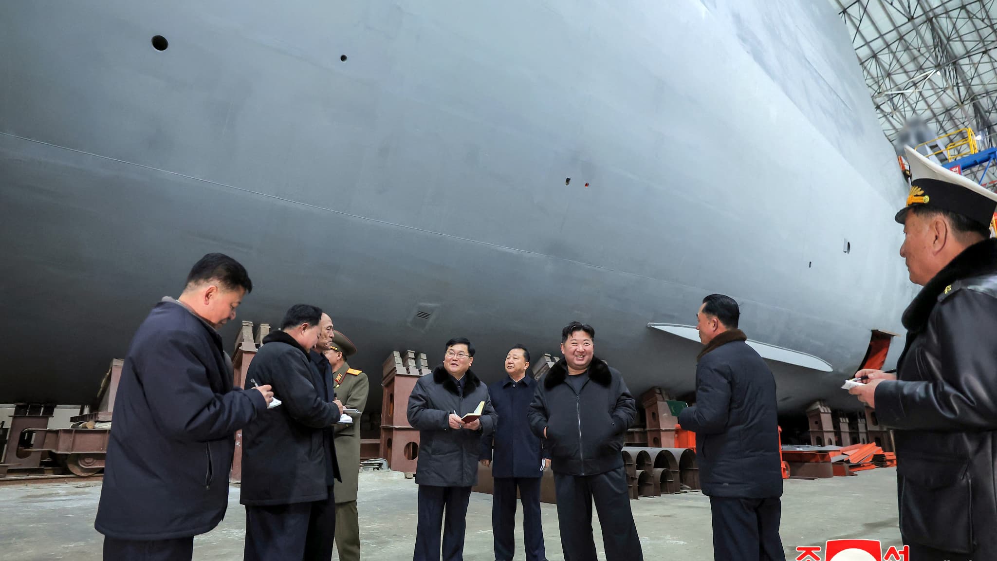 La Corée du Nord dévoile pour la première fois un sous-marin à propulsion nucléaire