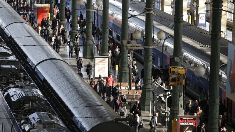 Le trafic des trains était perturbé vendredi 27 juillet 2018 au soir (photo d'illustration)