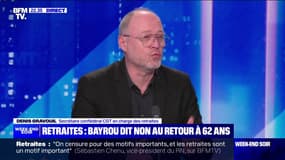 François Bayrou opposé à la retraite avant 62 ans: "On ne respecte pas la prole donnée", regrette Denis Gravouil (CGT)