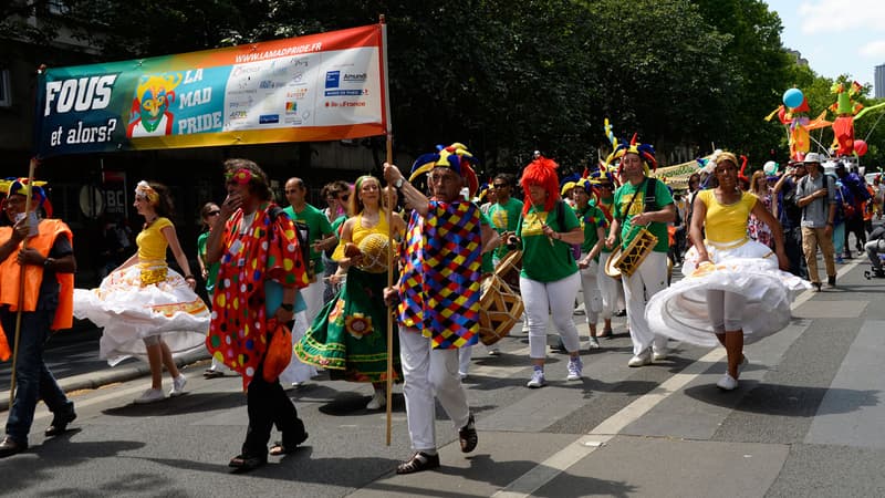 La deuxième "Mad Pride" a eu lieu à Paris, ce samedi.