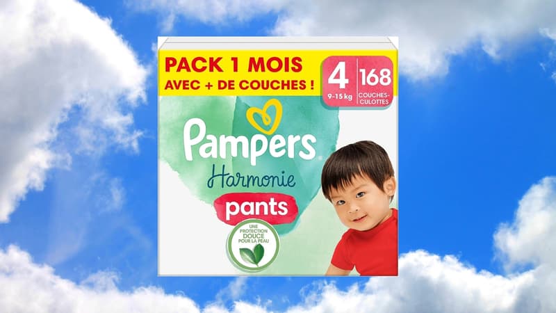 Vente Flash Couche Pampers : 43% de remise sur le pack 1 mois, profitez du prix doux (offre limitée)