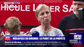 Mégafeux en Gironde: la préfète annonce 80 hectares de brûlés par un nouveau départ de feu démarré hier soir près de Vensac (Médoc) 