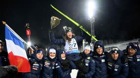 Lou Jeanmonnot lors du sprint d'Östersund, le 1er décembre 2023.