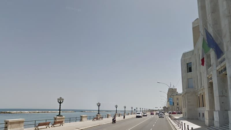 Le front de mer de la ville de Bari