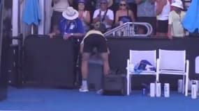 Jack Draper a été pris de vomissement ce mardi juste après sa victoire en cinq sets face à Marcos Giron à l'Open d'Australie, le 16/01/2024