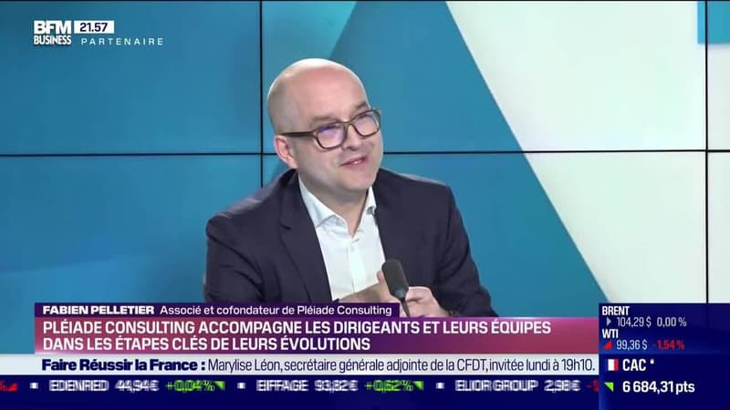 Fabien Pelletier (Pléiade Consulting) : Pléiade Consulting accompagne les dirigeants et leurs équipes dans les étapes clés de leurs évolutions - 02/04