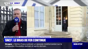 SNCF: Philippe Herbeck, secrétaire général de la fédération FO Cheminots, "en total désaccord avec le gouvernement"