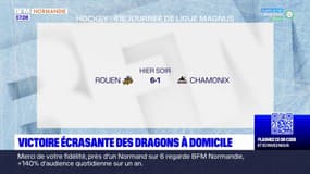 Hockey sur glace: victoire écrasante de Rouen contre Chamonix