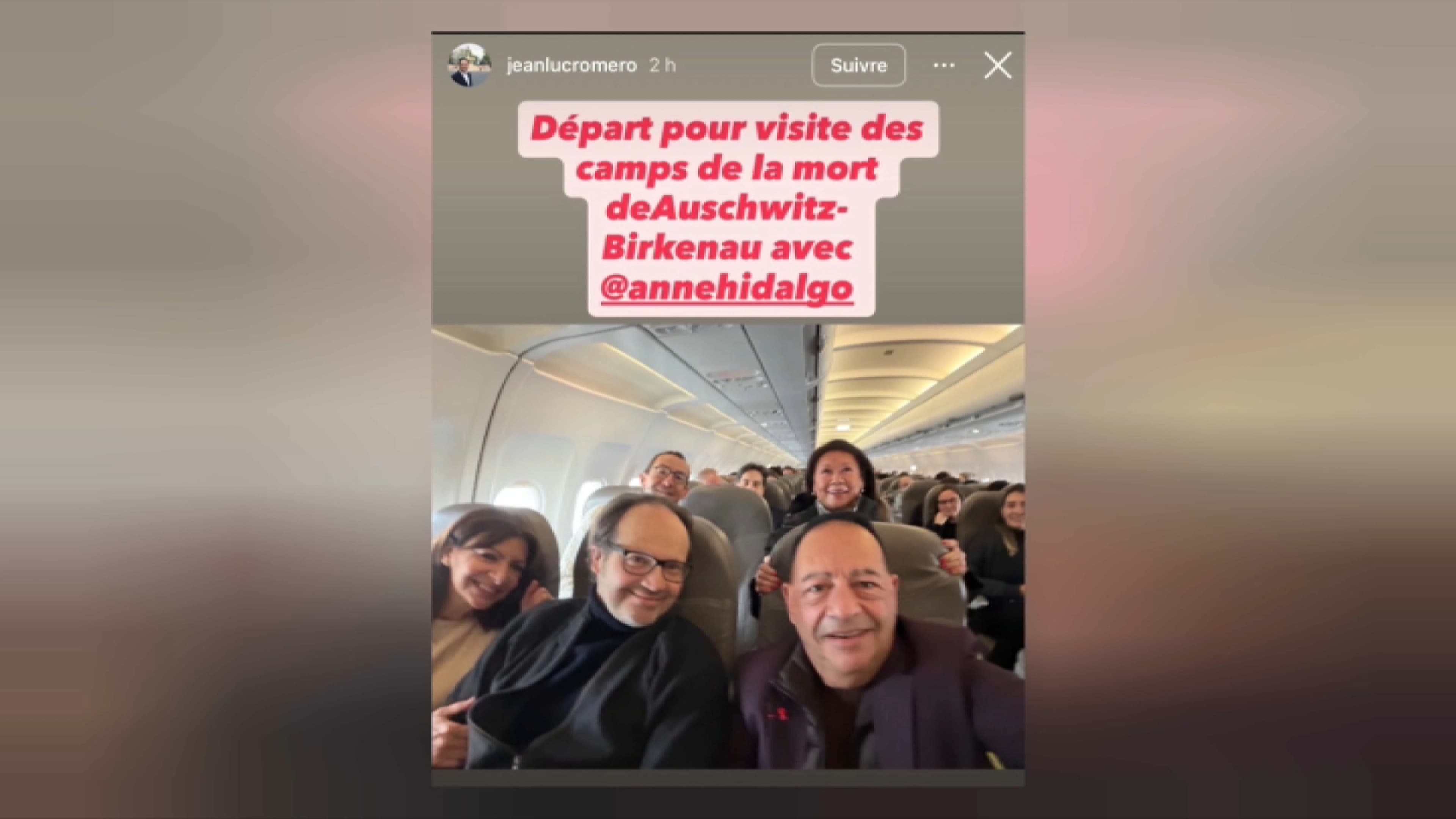 "Je m'excuse, cependant..." la réaction de JeanLuc Romero au selfie