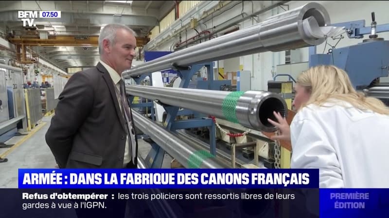 BFMTV au coeur de la fabrique des canons français à Bourges, qui nous dévoile son savoir-faire