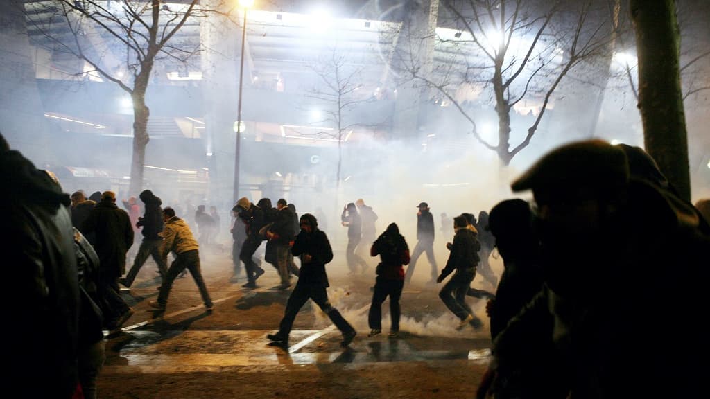 L'avant-match avait été marqué par de graves incidents au Parc L'avant-match avait été marqué par de graves incidents au Parc