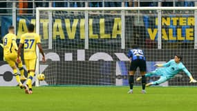 Thomas Henry lors d'Inter Milan-Hellas Vérone, le 06/01/2024