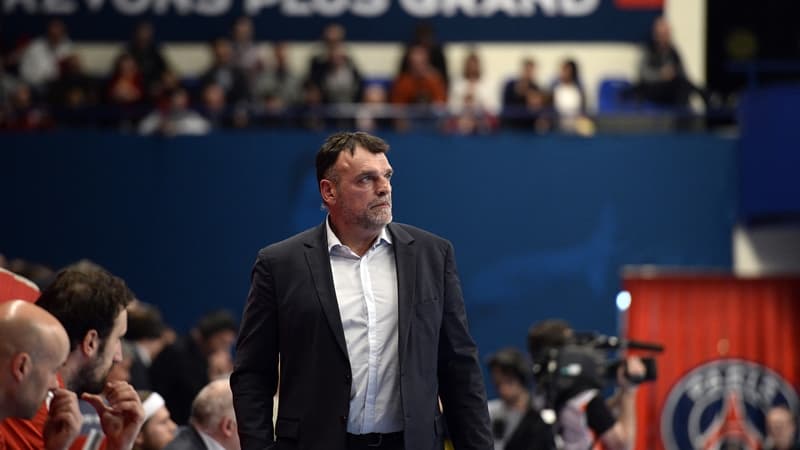 Philippe Gardent, entraineur du PSG Handball