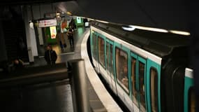 Le métro parisien (illustration).