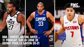 NBA : Gobert, Batum, Hayes ... 11 Français sur la ligne de départ pour la saison 20-21