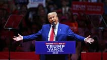 Donald Trump au Madison Square Garden, le 27 octobre 2024