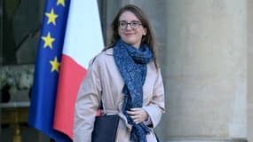 Aurore Bergé à l'Élysée, à Paris, le 3 janvier 2025
