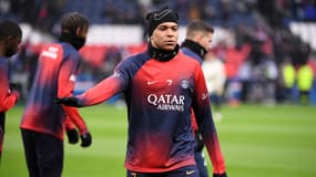 Kylian Mbappé lors de PSG-Rennes, le 25 février 2024 en Ligue 1