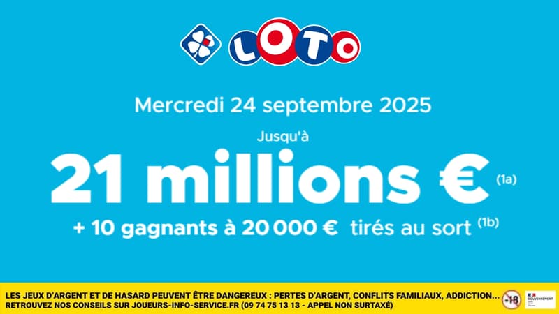 21 millions d'euros à gagner au Loto aujourd'hui, et si vous tentiez de la gagner ? 