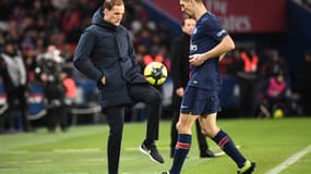 Thomas Tuchel et Thomas Meunier