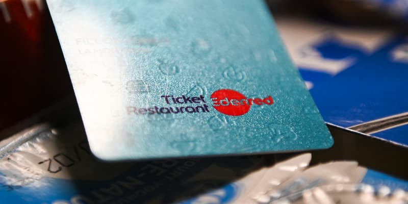 Une carte ticket-restaurant. (Illustration)