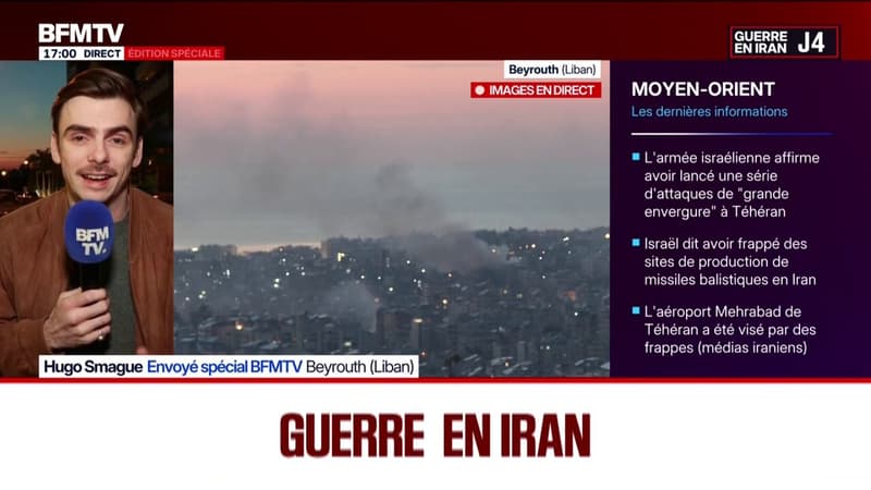 De nouvelles frappes israéliennes ont touché la ville de Saïda au sud du Liban et ont visé le quartier général d'un groupe islamiste