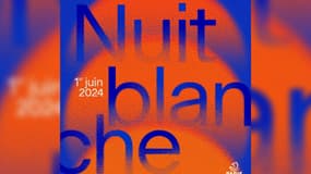 L'affiche de l'édition 2024 de Nuit Blanche.