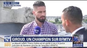 Olivier Giroud: "Sur les Champs, c'était parfois dangereux. Mais c'était magnifique. On n'a jamais vu ça, on se croyait comme dans un film"