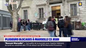 Plusieurs blocages avant le départ de la manifestation marseillaise