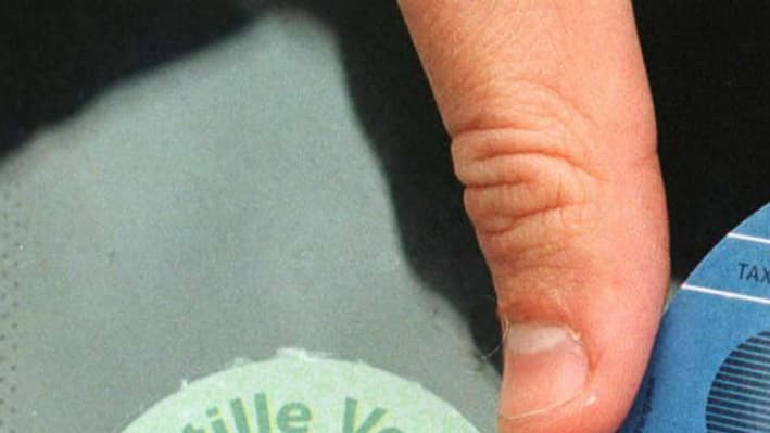 La pastille verte à côté de la vignette annuelle. La pastille verte à côté de la vignette annuelle.