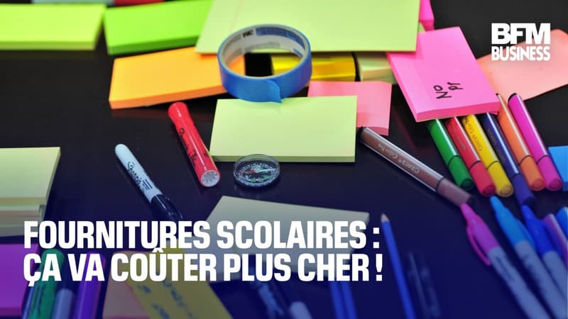 Fournitures scolaires : ça va coûter plus cher !