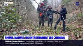 Rhône: ils se mobilisent pour entretenir les chemins forestiers