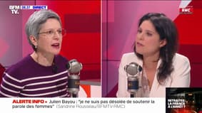 L'échange entre Sandrine Rousseau et Apolline de Malherbe sur l'affaire Bayou
