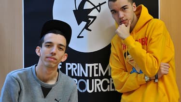 Les rappeurs Bigflo et Oli au Printemps de Bourges.