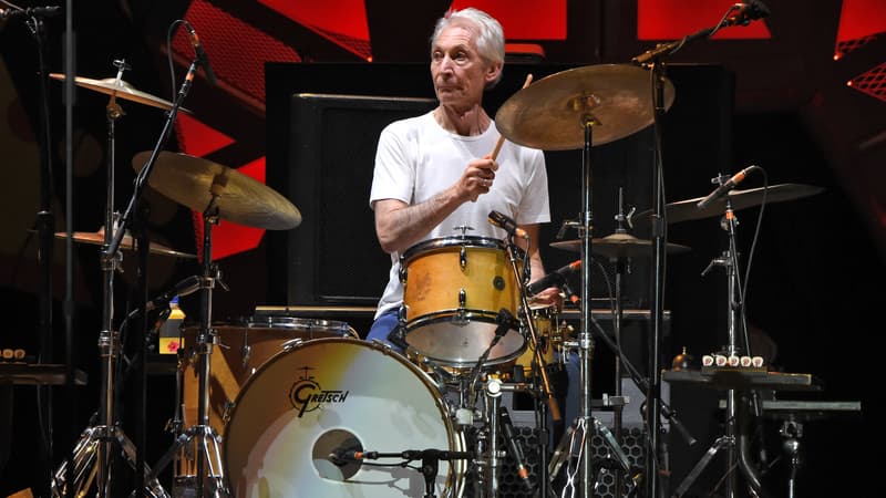 Charlie Watts le batteur des Rolling Stones en 2016