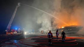 Une quarantaine de pompiers ont été mobilisés.