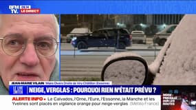 Essonne: "Ce matin, toutes les rues étaient dégagées" grâce à une astreinte neige, explique Jean-Marie Vilain, maire de Viry-Châtillon