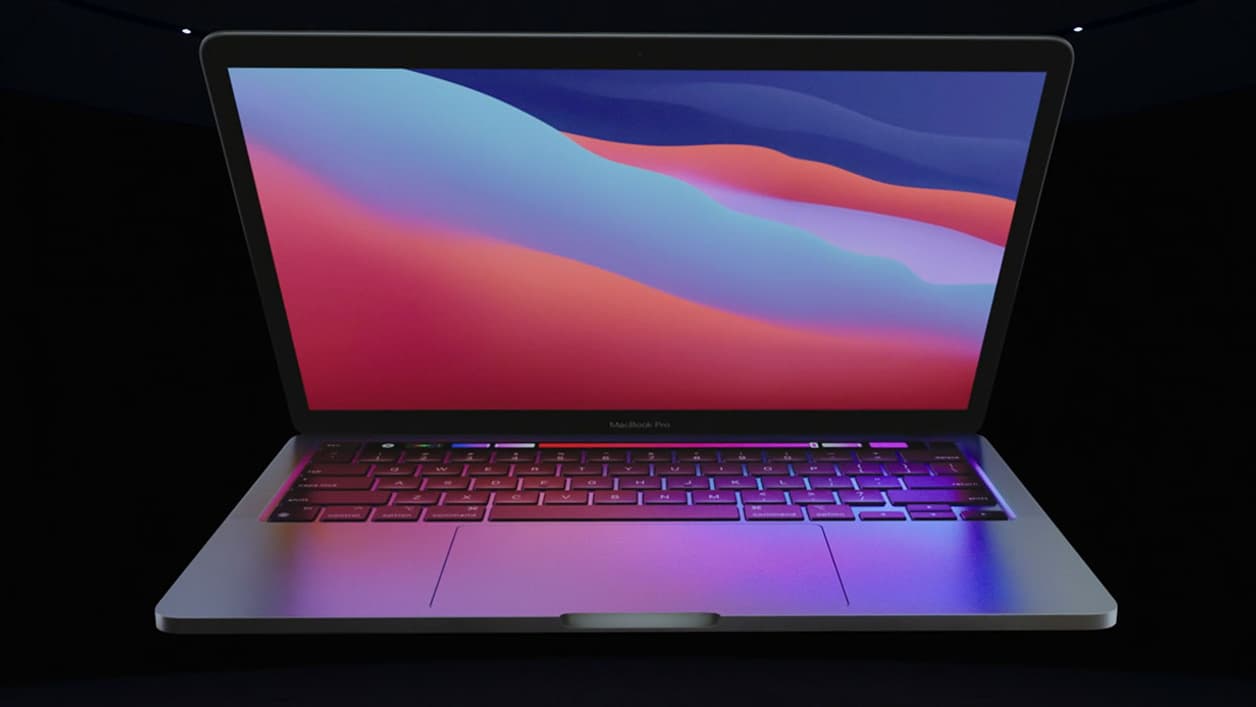 Le nouveau MacBook Pro, équipé de la puce M1 Le nouveau MacBook Pro, équipé de la puce M1