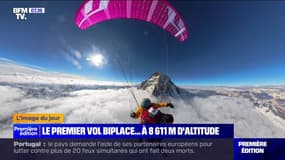 L'image du jour : Le premier vol biplace... à 8 611 mètres d'altitude - 17/09