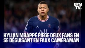  Deux jeunes fans du Paris Saint Germain ont été piégés par Kylian Mbappé déguisé en caméraman 