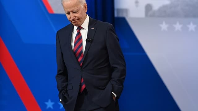 Le président américain Joe Biden à Cincinnati, dans l'Ohio, le 21 juillet 2021