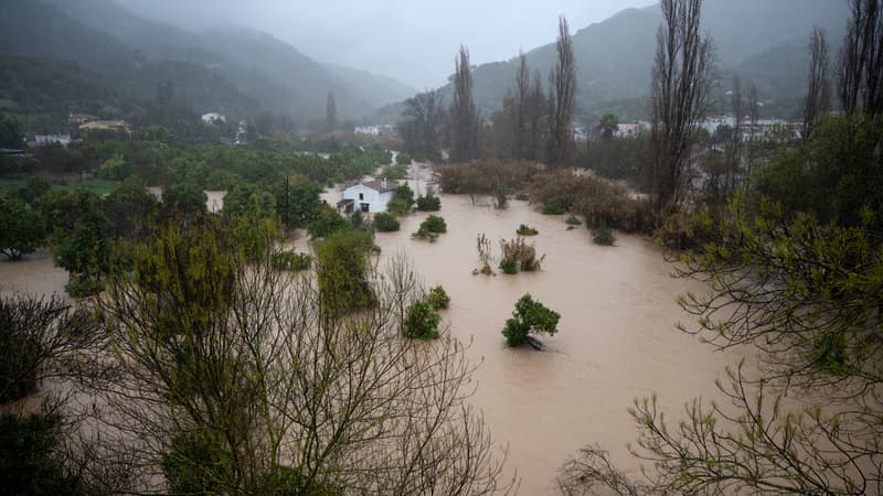 Tempête Leonardo: une femme portée disparue en Espagne, l'alerte rouge aux pluies exceptionnelles levée dans le sud du pays