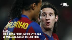 Barça: Pour Ronaldinho, Messi n’est pas le meilleur joueur de l’histoire